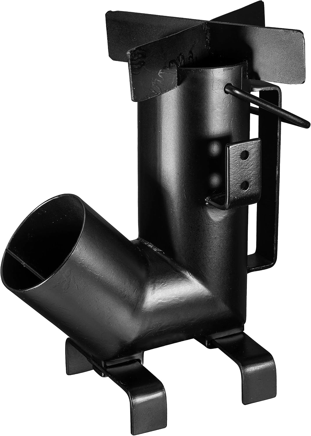 Camping Rocket Stove with Handle, Camping Survival Gear Self Feeding Wood Burning Stove, Tent Heater