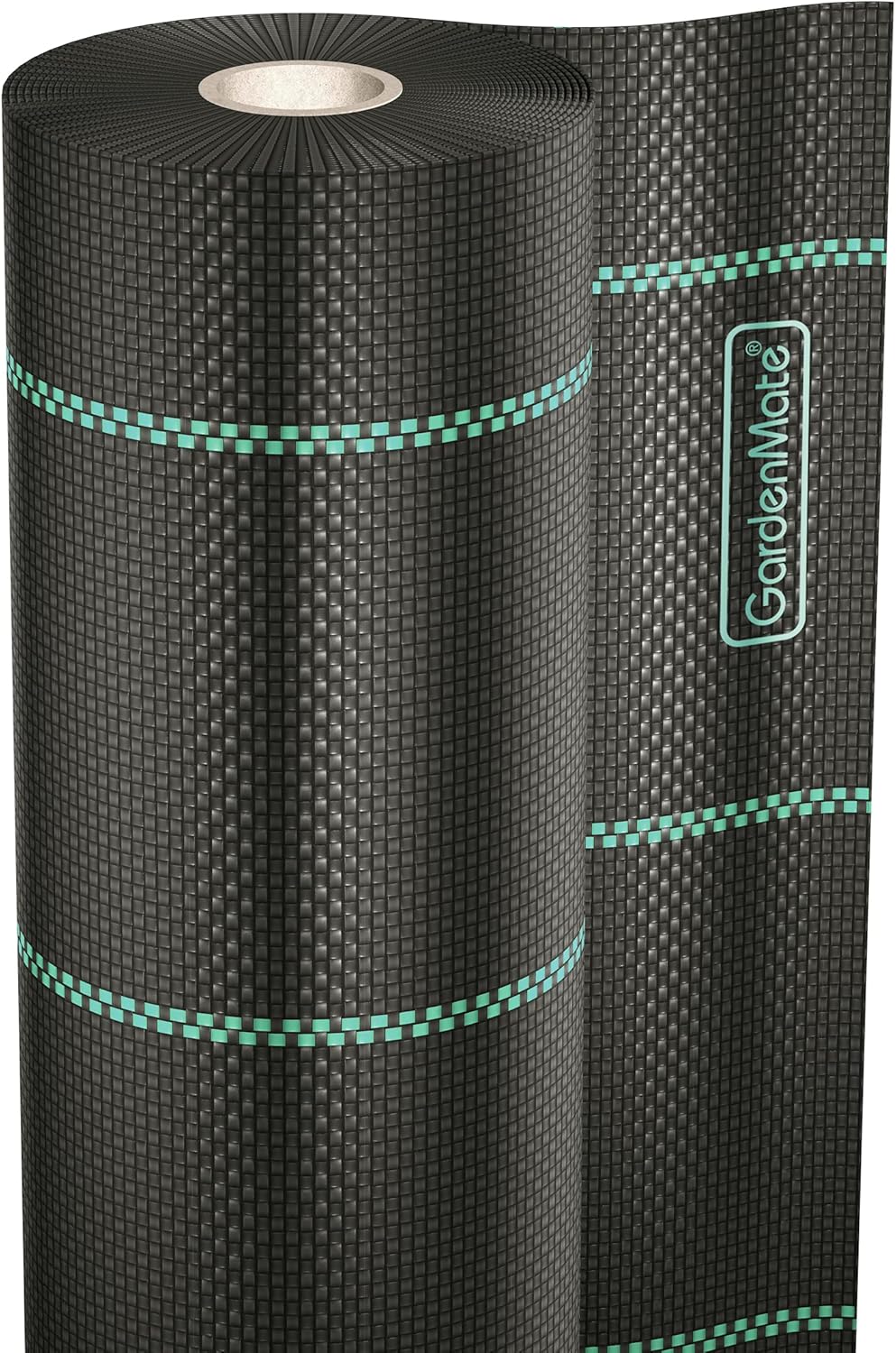 GardenMate 1m x 50m roll woven weed control fabric - UV stabilised 100gsm landscape ground cover membrane