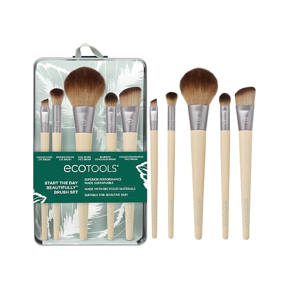 EcoTools 6 Piece Start the Day Beautifully Makeup Brush Set