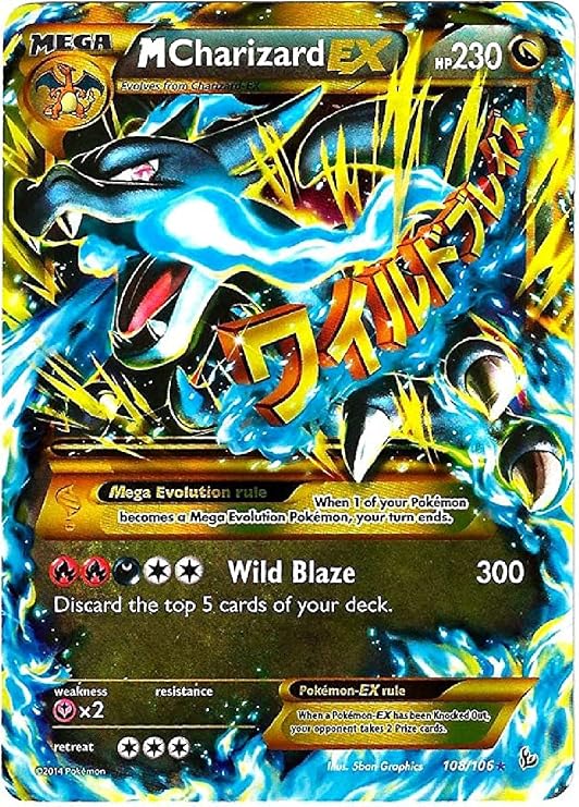 Pokemon - Mega-Charizard-EX (108) - XY Flashfire - Holo