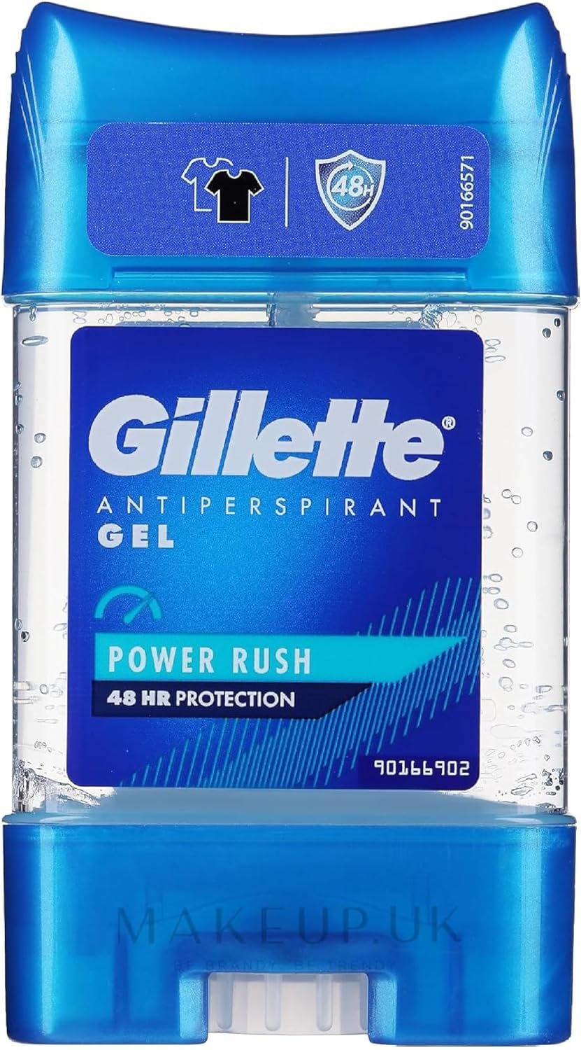 Gillette Clear Gel Power Rush Antiperspirant Deodorant 70 ml