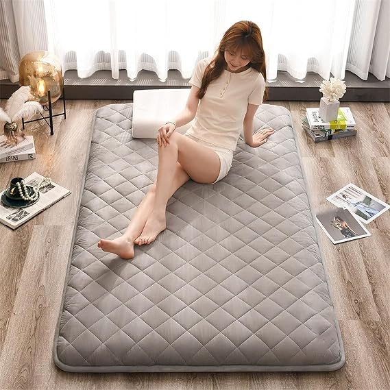 Mattresses Futon,Foldable Roll Up Japanese Tatami, Twin/Full/Queen/King Sleeping Mattresses, Camping Mattress