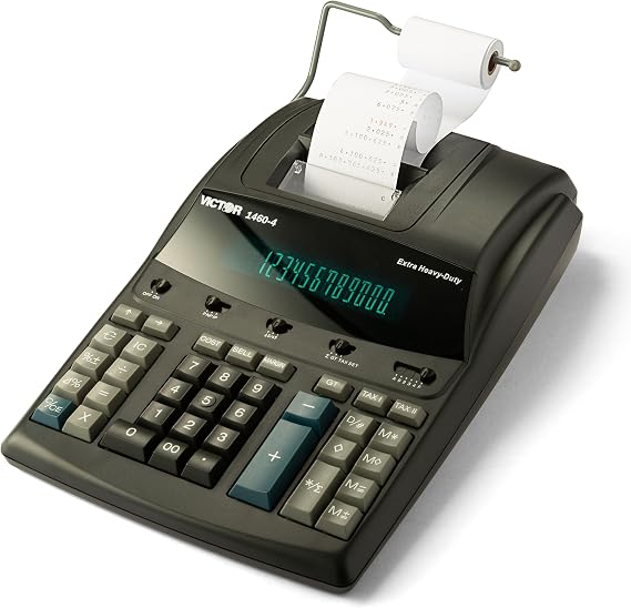 Victor Extra Heavy Duty 12-Digit Commercial Printing Calculator (1460-4)