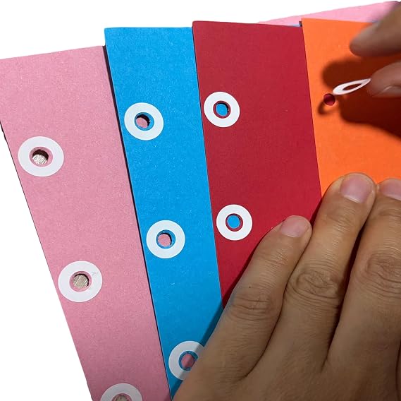 4000 Pack Self-Adhesive Hole Reinforcement Labels, White, 1/4 Inch DiameterHole Pounch for Paper Repair, School and Office Use/Sheet & Hole Reinforcements