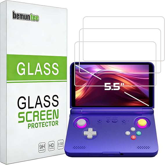 Tempered Glass 3 Pack Screen Protector For Retroid Pocket Flip 2 | HD Clarity,Buble Free,Anti Scratch,9H Hardness