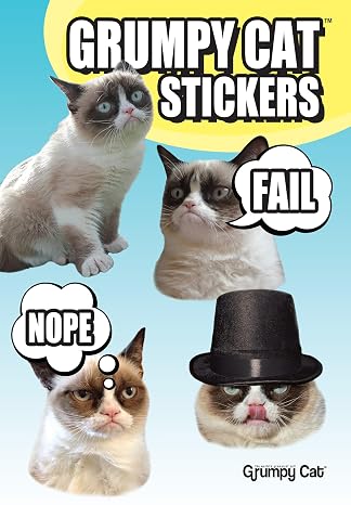 Grumpy Cat Stickers (Dover Little Activity Books: Pets)