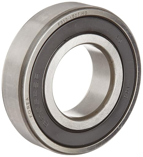 FAG 6210-2RSR-C3 Deep Groove Ball Bearing, Single Row, Double Sealed, Steel Cage, C3 Clearance, Metric, 50mm ID, 90mm OD, 20mm Width, 4800rpm Maximum Rotational Speed, 5220lbf Static Load Capacity, 7890lbf Dynamic Load Capacity