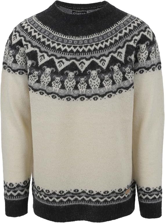 ICEWEAR Lukka Icelandic Wool Sheep Pattern Sweater
