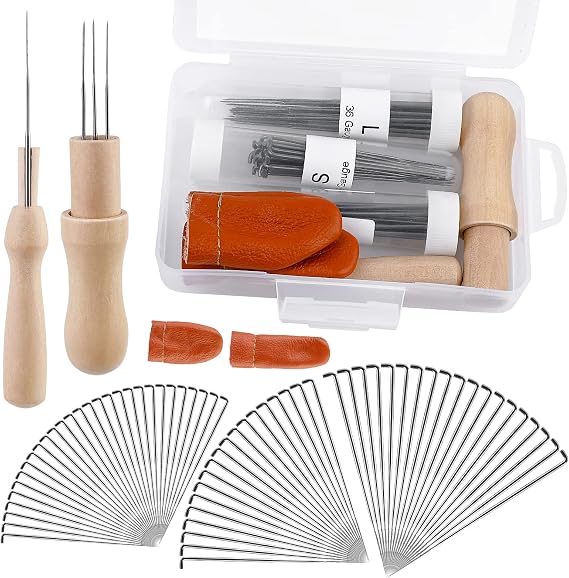 Mayboos 74 Pcs Felting Needles 36/38/40 Gauge Needle Felting Supplies