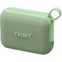 Tribit PocketGo Portable Wireless Bluetooth Speaker with 7W Stereo Sound, IP68 Waterproof Dustproof, 20H Playtime, Custom EQ, BT6.0 & TWS Pairing, Supports TF Card, Ideal for Travel, Outdoor, Gifts