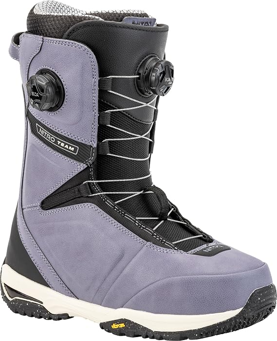 Nitro Men's Team BOA Snowboard Boat, Lilac, 27