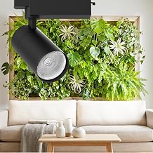 30W Track Plant Lights for Indoor Growing, 4000K Full Spectrum Grow Light with Remote, Auto On Off Timing 4 8 12 Hrs, Ceiling Mounted Grow Bulbs for H-Type Track with Timer