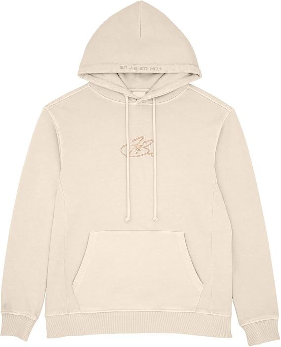 FUBU Khaki Garment Washed Script Hoodie, Large