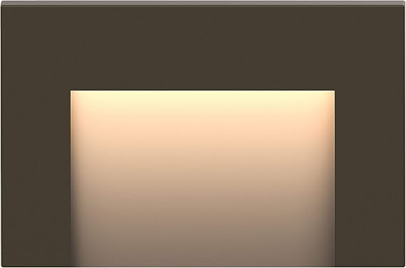 Hinkley Landscape Lighting LED Taper Deck Sconce, Horizontal, Bronze, Add Security to Outdoor Living Spaces with Ultra-Durable Deck Lights, 12V, Bronze Finish, Integrated LED Engine, 1553BZ