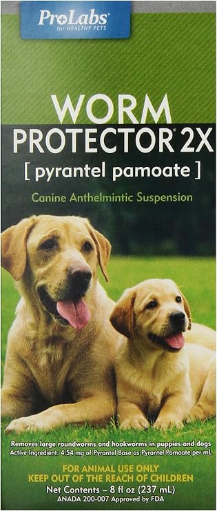 Worm Protector 2X for Dogs, 8-Ounce