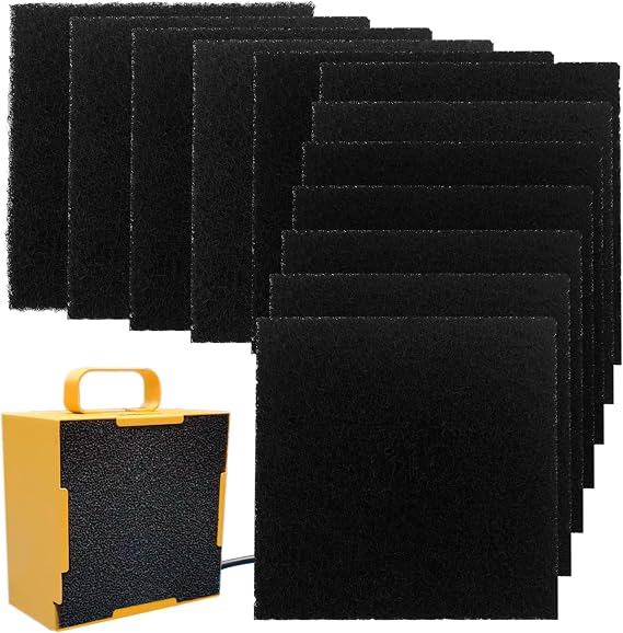 12 Pack Activated Carbon Filter Replacement Refills | for KOTTO Solder Smoke Absorber Fume Ventilation Extractor and for ToolBud Solder Fume Extractor and Your DIY Fume Extractor