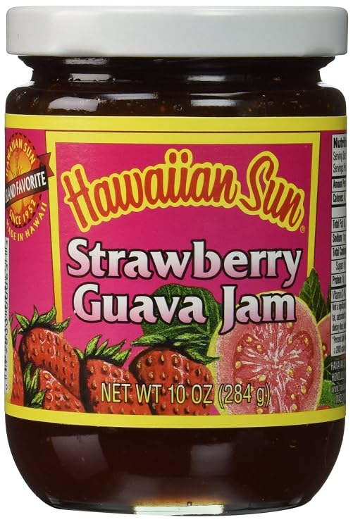 Hawaiian Sun Strawberry Guava Jam 10 oz