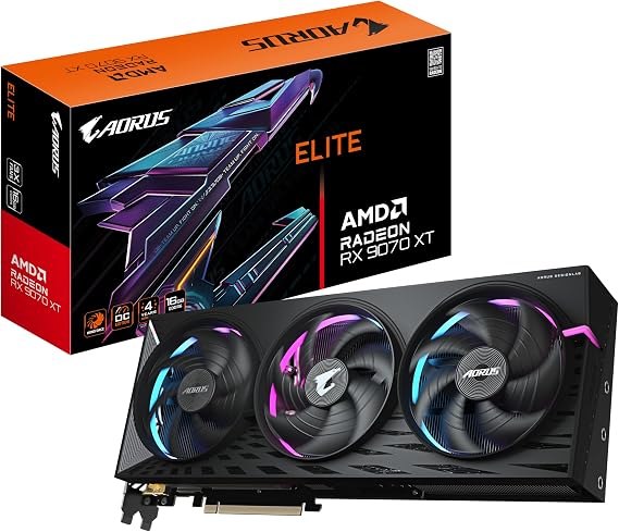 Gigabyte Vga Amd 16gb Gddr6 Rx9070xt Aorus Elite Gv-r9070xtaorus E-16gd