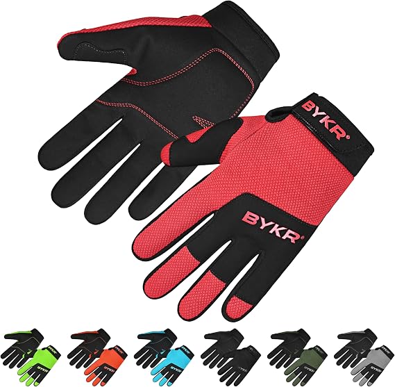 BYKR All-Weather Motorcycle Gloves for Men & Women Protection for Dirt Bike, BMX, MX, and ATV Riding