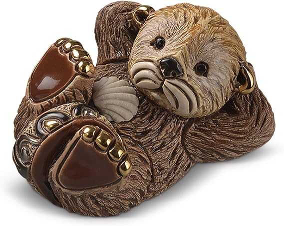 De Rosa F377 Baby Otter Figurine 3.125 Inches