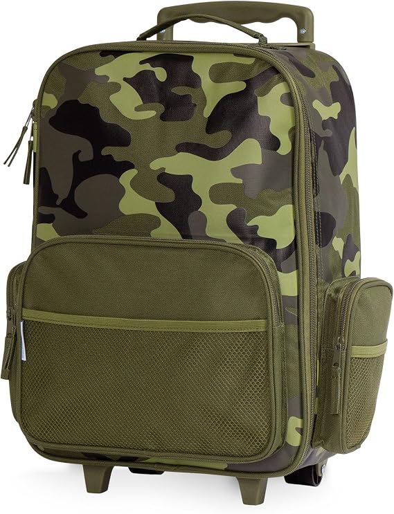 Stephen Joseph Kids Classic Rolling Luggage, Kids Luggage, Toddler Rolling Travel Carry On, Kids Suitcase with wheels,