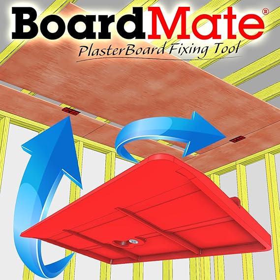 Drywall Fitting Tool, Supports The Board in Place While Installing (1 Set - 2 BoardMates)