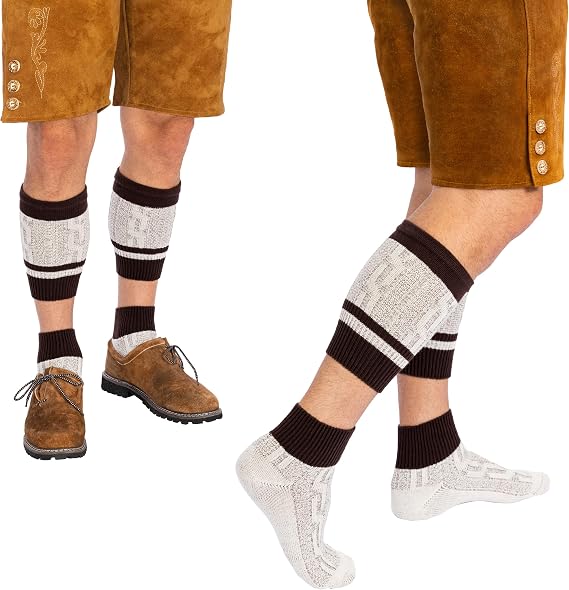 BAVARIA TRACHTEN Lederhosen Socks for Men - German Oktoberfest Socks
