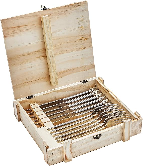 ZWILLING Steak Dinner 12-Piece Set includes forks and steak knives, Gift Set with Presentation Box