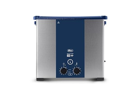 Elmasonic 111 8897-101 EP120H Ultrasonic Cleaner for Jewelry, Lab/Dental Cleaning with Deep Clean Dynamic Mode & Gentle Eco Mode, Heater/Timer, 3.5 gal Tank Capacity