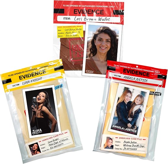 Unsolved Case Files - 3 Case Bundle Luna Knight, Angela Justice, and Tara Noble Cases