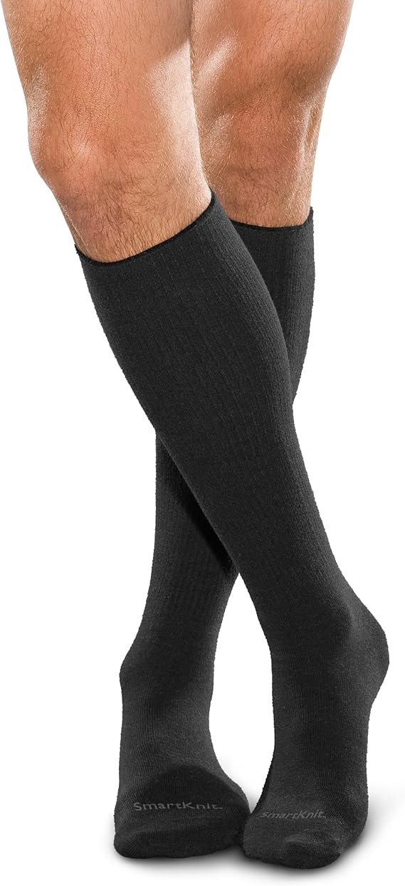 Seamless Over-the-Calf Socks for Diabetes, Arthritis or Sensitive Feet, 1 Pair (2 Count)