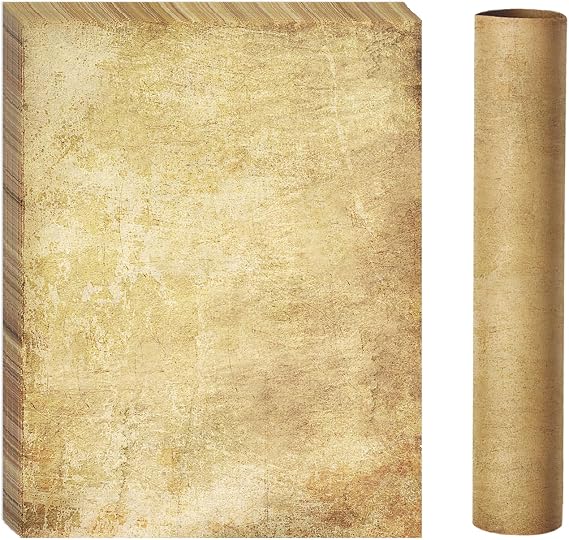 Goefun Parchment Printer Paper 8.5 x 11 Vintage Stationery Paper | 100 Sheets Aged Stationery for Letter Writing, Certificates, Diplomas, Resumes, Crafts(100 GSM)