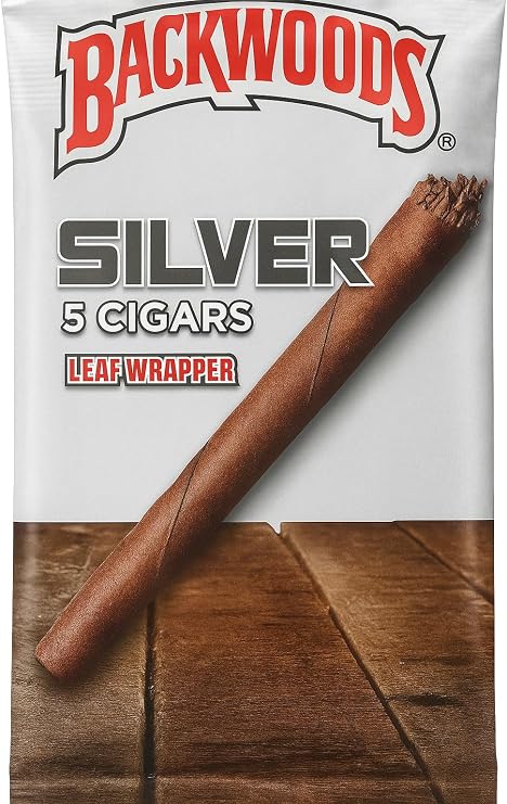 BACKWOODS Wraps - Silver (Russian Cream) - 5 Pack.