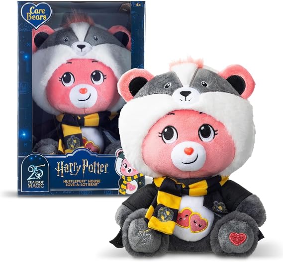Harry Potter x Care Bears - Hufflepuff House Love-a-Lot Bear 12" Plush