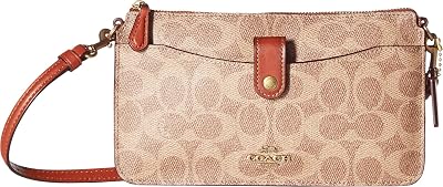 Coach Signature Coated Canvas Pop Up Messenger