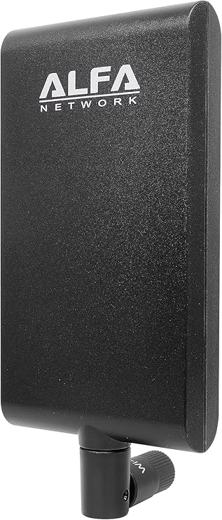 Alfa Network APA-M25 Dual Band 2.4GHz/5GHz 8 / 10dBi high gain Directional Indoor Panel Antenna with RP-SMA Connector (Compare to Asus WL-ANT-157)