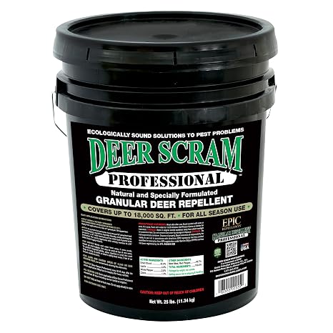 Epic Professional Deer Scram Repellent 25lb Bucket