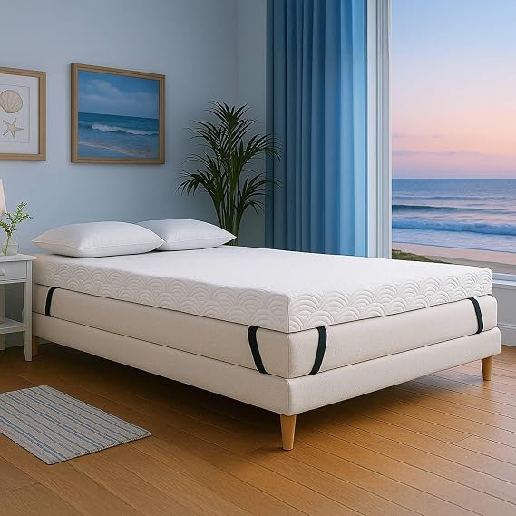 Viscosoft Active Cooling 4 Inch Memory Foam Mattress Topper Queen Size