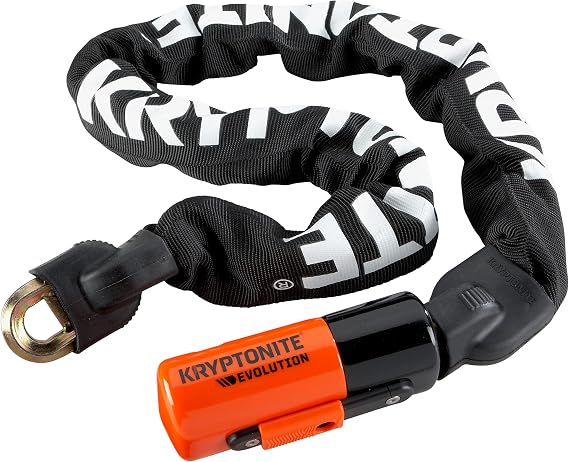 Kryptonite Evolution 1090 Bike Chain Lock, 3 ft, 10mm Steel Security