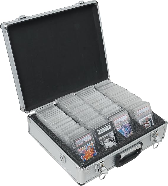 Case Club 100 Graded Card Aluminum-Style Case Fits PSA/BGS/FGS/SGC