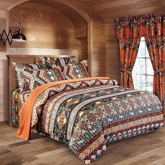 Bedding Set Bohemian Duvet Cover Twin/Full/Queen/King (Gold, Twin)