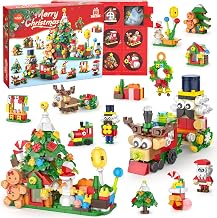 2025 Christmas Advent Calendar for Kids 12 Days Countdown Calendar with 14 Surprise Building Block Models, Stocking Stuffer Building Toys for Boys, Girls, Teens & Adults Ages 6+