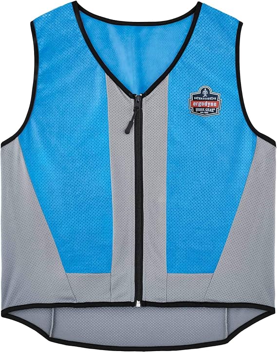 Ergodyne Chill-Its 6667 Cooling Vest, Evaporative PVA Material for Fast Cooling Relief
