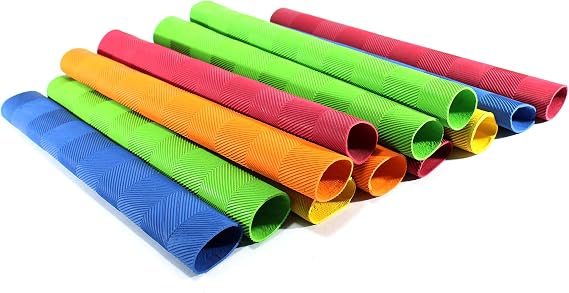 StonKraft Cricket Bat Grips, Multicolor, 12 Pieces