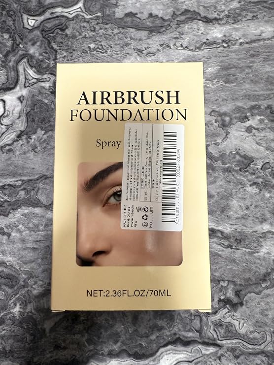 Airbrush Foundation Makeup,Waterproof Foundation for Mature Skin,Silk Flawless Airbrush Makeup,Hydrates and Moisturizes,Buildable Coverage for Smooth Radiant Skin (06 Light Medium)