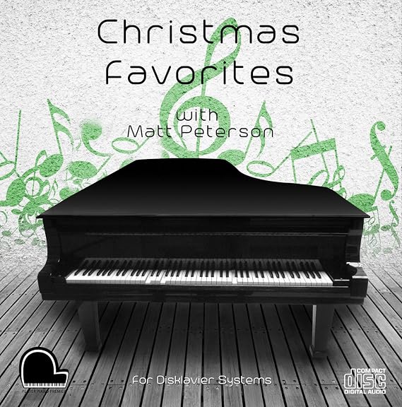 Music Compatible with Yamaha Disklavier Systems - Christmas Favorites - As MP3's, WAV, FLAC, and Midi on USB Flash Drive