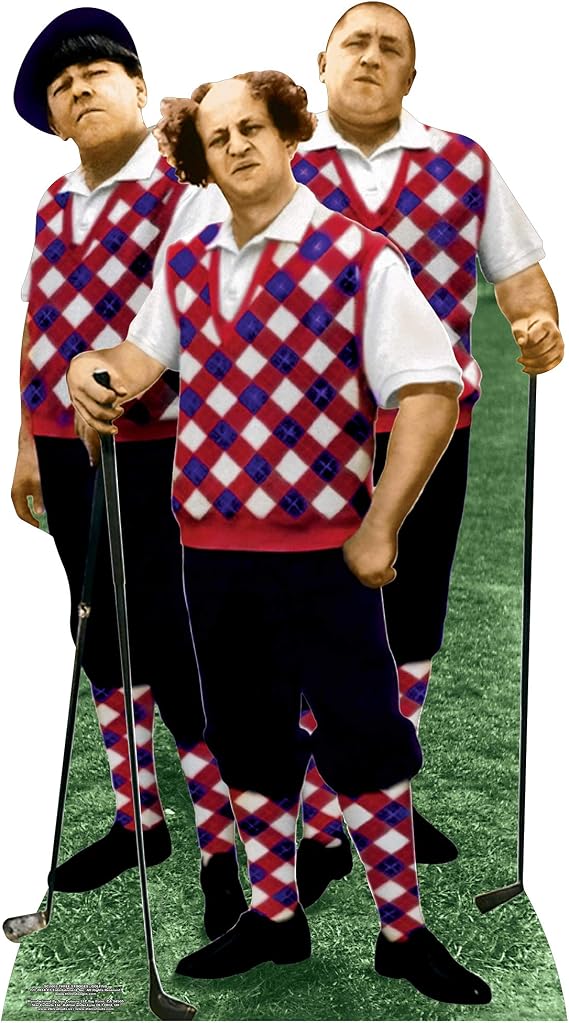 SC2003 The Three Stooges Golfing Cardboard Cutout Standup