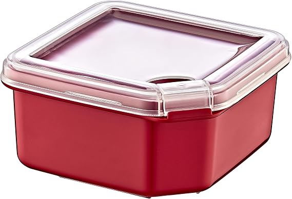 Smartware Q-Box Storage Container 1000ML CARMEN RED