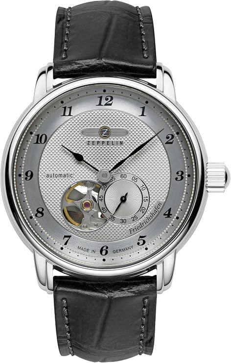 Zeppelin 8566-4 Friedrichshafen Men's Watch, Black, Silver