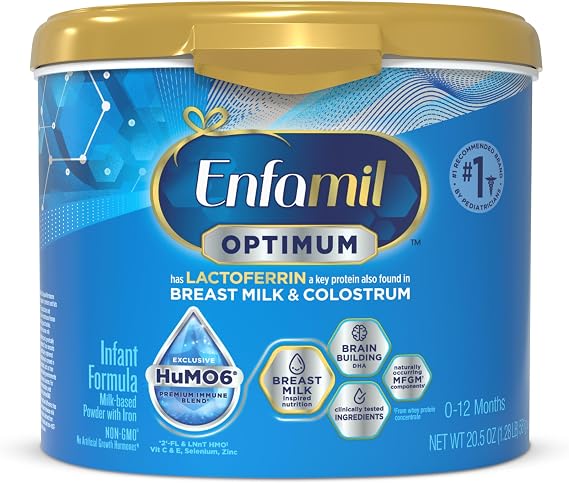 Enfamil Optimum (Enspire), Immune-Supporting Baby Formula, 20.5 Oz